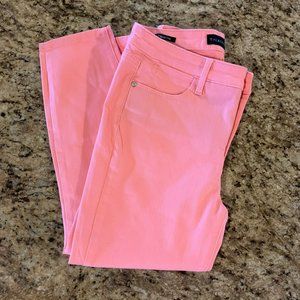 Talbots Coral/Pink Jegging Crop Jeans 4p